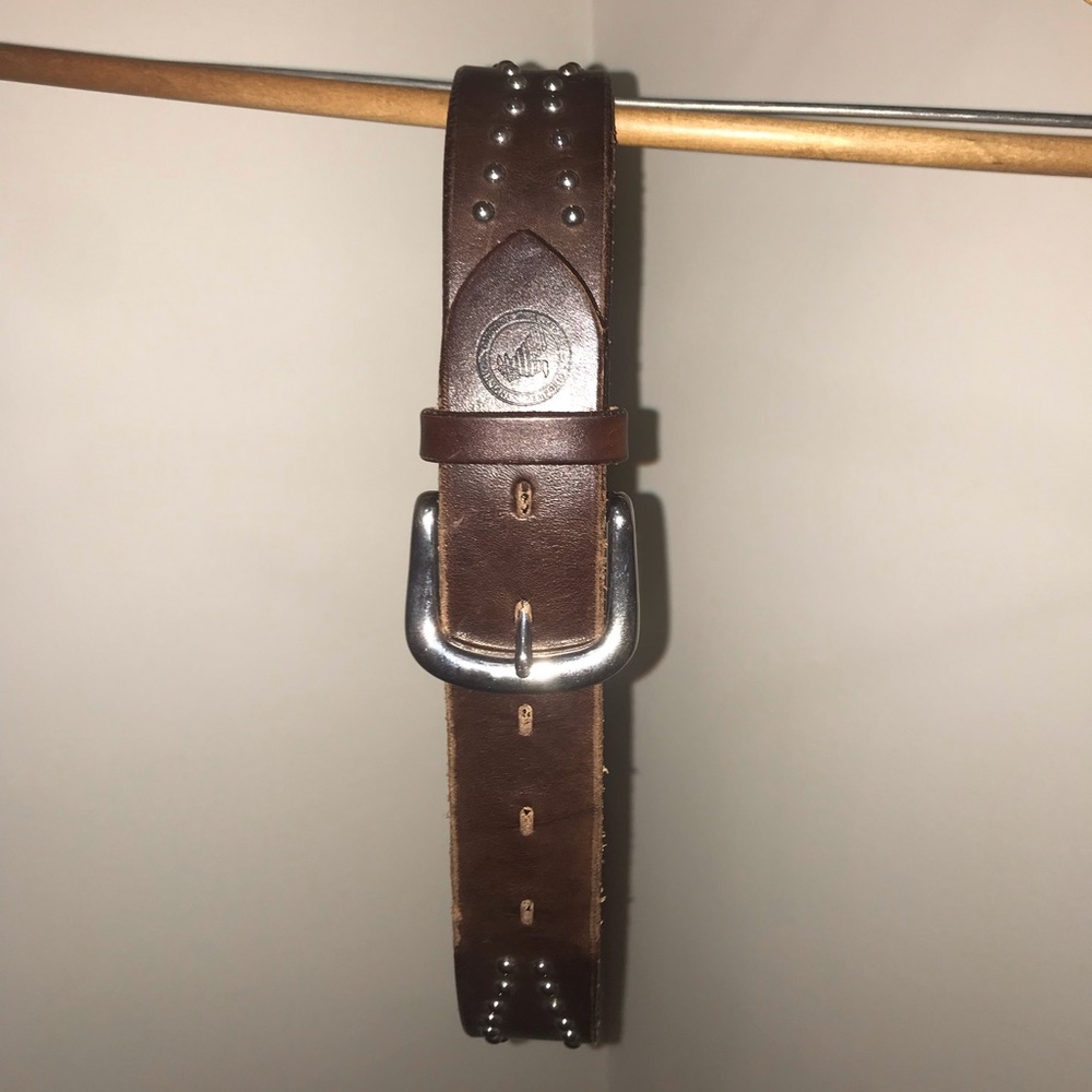 ARMANI leather belt